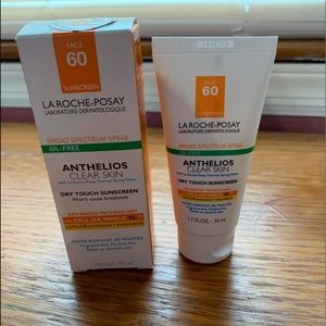 La Roche-Posay clear skin sunscreen SPF 60.